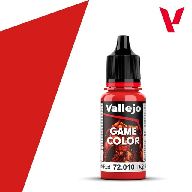 Juego de Pinturas Acrílicas Vallejo Game Color - Pigmentos Acrílicos para Modelado, 18 ml, Tonos Vibrantes y Saturados, Serie 72.010