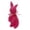 A03 Pink 8.5"x3.5"x3.1", variant on Easter Bunny Decorations Flocking Bunny Statue Miniature Rabbit Figurine Housewarming Gift Rabbit Desktop Ornament For Easter Home Desktop Table Decor - Black 8.5"X3.5"X3.1"