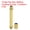 Gold Tone, variant on Uxcell Straight Pipe Lamp Stems Rod Kit, M10 200mm Rod with Nut, Chrome 2 Set