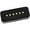 Black, variant on Seymour Duncan Hot P90 Silencer Soapbar Pickup Black Bridge