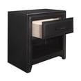 thumbnail image 6 of Lexicon Cordelia Rubberwood Nightstand in Espresso, 6 of 8