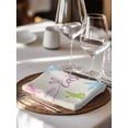 thumbnail image 6 of Bunny Easter Cloth Napkins Set of 8 Reusable Dinner Napkins, Spring Rabbits Vintage Rustic Cocktail Napkin Washable Table Napkins for Wedding/Holiday Party/Baby Shower 20"x20", 6 of 7