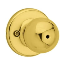 Kwikset Polo Polished Brass Steel Privacy Knob 3 Right or Left Handed