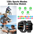 thumbnail image 6 of Smart Watch for Men Women, 2026 New AI Smartwatch(Metal body) , 1.93" Fitness Watch with Answer/Make Call/120+ Sport Modes/Pedometer/IP68 Waterproof, Fitness Tracke Fits for Android/iPhone,Black, 6 of 8