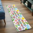 thumbnail image 3 of Children's Day 2'x6' Runner Rugs for Hallway Kitchen Bedside Non Slip Washable, Cartoon Cute Sun Nature Flowers Leaf Entryway Rug Runners with Rubber Backing, Long Carpet Runner for Laundry Room, 3 of 8