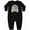 AB-Black, variant on Australian Shepherd Toy Aussie Baby Fleece Romper