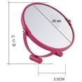 thumbnail image 2 of Makeup Mirror with Lights Double-Sided Vanity Mirror Dressing Mirror Free-Rotating Tabletop Double-Sided Mirror Round Vanity Mirror Portable Traveling Mirror, 2 of 4