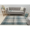 thumbnail image 5 of Rugs America Jaelyn JD50A Baltic Rapids Plaid Contemporary Blue Area Rug, 2'6" x 8', 5 of 9