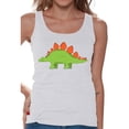 thumbnail image 1 of Awkward Styles Dinosaur Tanks Stegosaurus Shirts for Women Stegosaurus Tank Top Spirit Animal Shirts for Women Stegosaurus Outfit Gifts for Her Dinosaur Themed Party Dinosaur Gifts for Women, 1 of 4