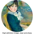 thumbnail image 3 of HFDF By the Seashore by Pierre-Auguste Renoir The World Classic Art Reproductions, Giclee Canvas Prts Wall Art for Home Decor, 11x14inch Framed, 3 of 6