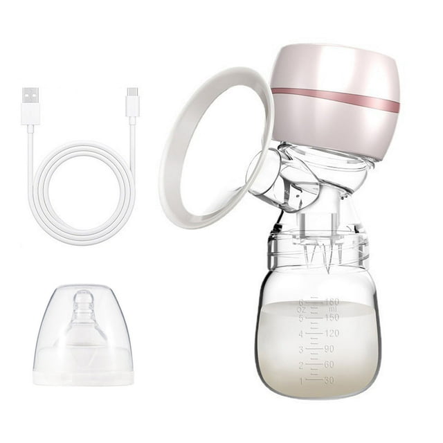 Sacaleches eléctrico Extractor de leche portátil integrado con pantalla LED Extractor de leche eléctrico para amamantar 2 modos 9 Nivel de succión Bajo nivel de ruido con protector de mama de silicona