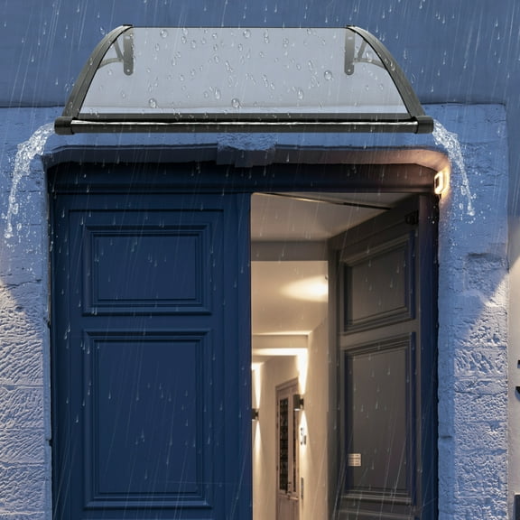 Front Doors/Windows Overhang Awning for Sun Shutter, Patio Awning Canopy 187.39lbs Window Door Awning Canopy