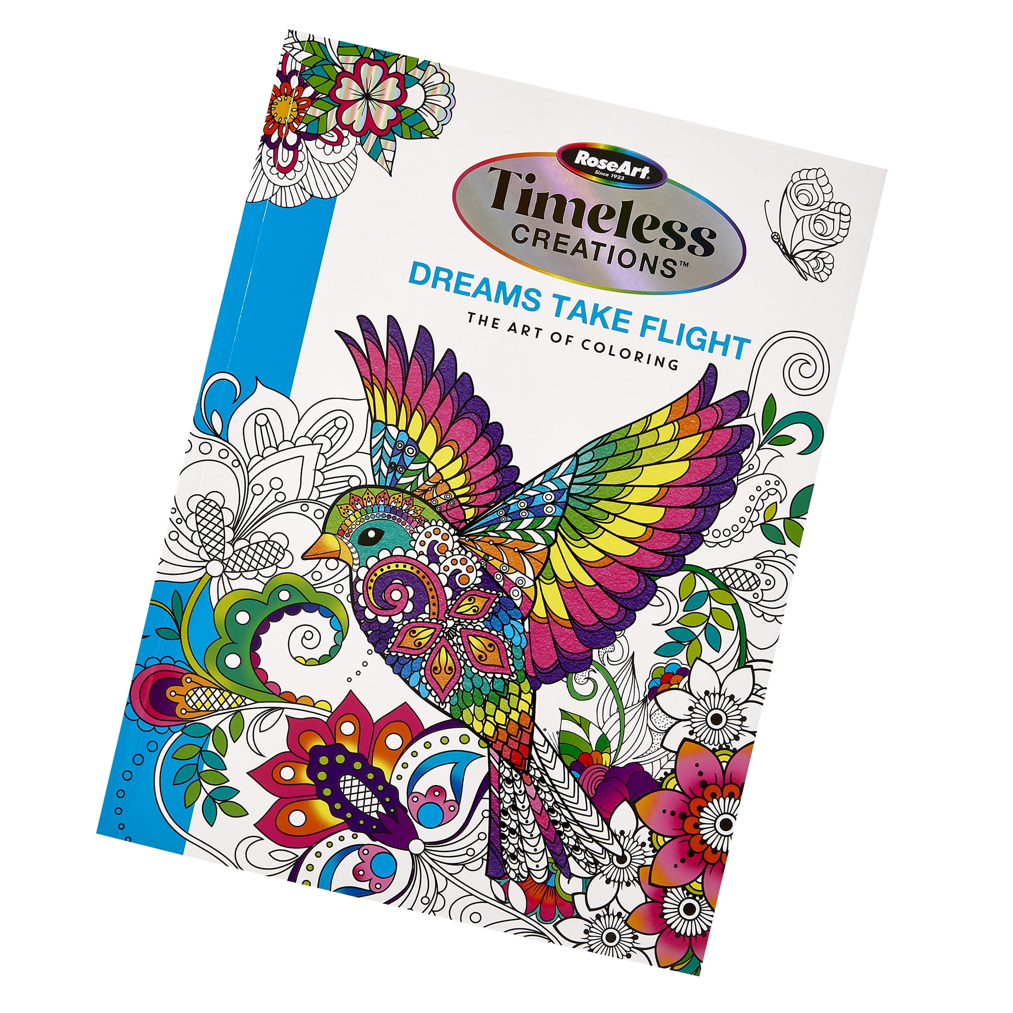 RoseArt Timeless Creations 37 Piece Coloring Case, Books, Color Pencils, and Markers, Holiday Gift for Kids, Ages 6+
