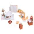 thumbnail image 2 of Modelos De Accesorios De Baño De Mini Casa, Gran Regalo Juego De Baño De Muebles De Mini Casa Estilo Simple Colores Retro Para Regalos De Navidad Para Regalos De Cumpleaños EOTVIA No, 2 of 7