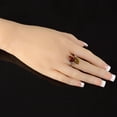 thumbnail image 3 of Sterling Silver and Baltic Multicolored Amber Ring "Tulips", 3 of 7
