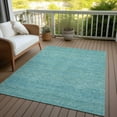 thumbnail image 6 of Addison Rugs Chantille Indoor/Outdoor Transitional Stripes Aqua Washable Rectangle Rug, 10' x 14', 6 of 6