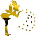 thumbnail image 1 of Pegatinas De Pared Diy Acrílico Fairy Star Room Decor Angel Fairy Little Girl And Stars Decoración De Pared Cateissary HA040340-05, 1 of 6