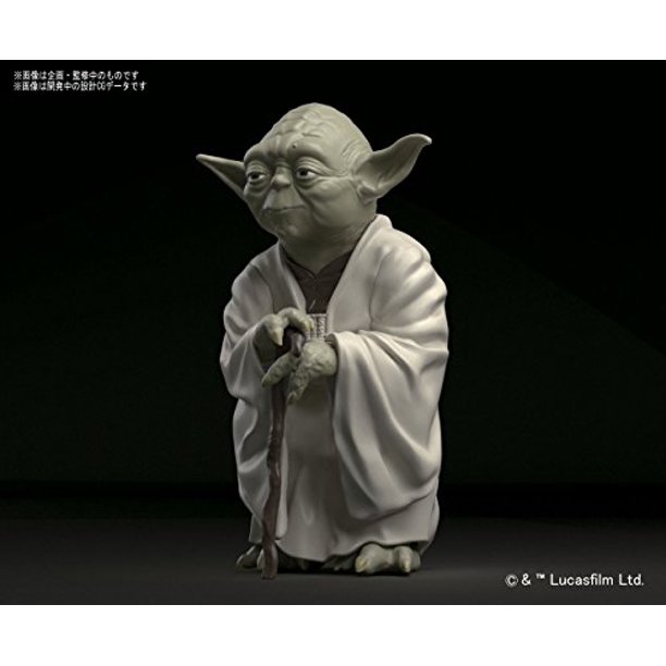 Bandai BAN214473 1 by 6 Scale Yoda Plastic Model Kit from Star