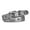 Silver, variant on Women's Metal Belt Buckle Steampunk Metallic Rhinestone Metal Buckle Slimming Halloween Silver One Size