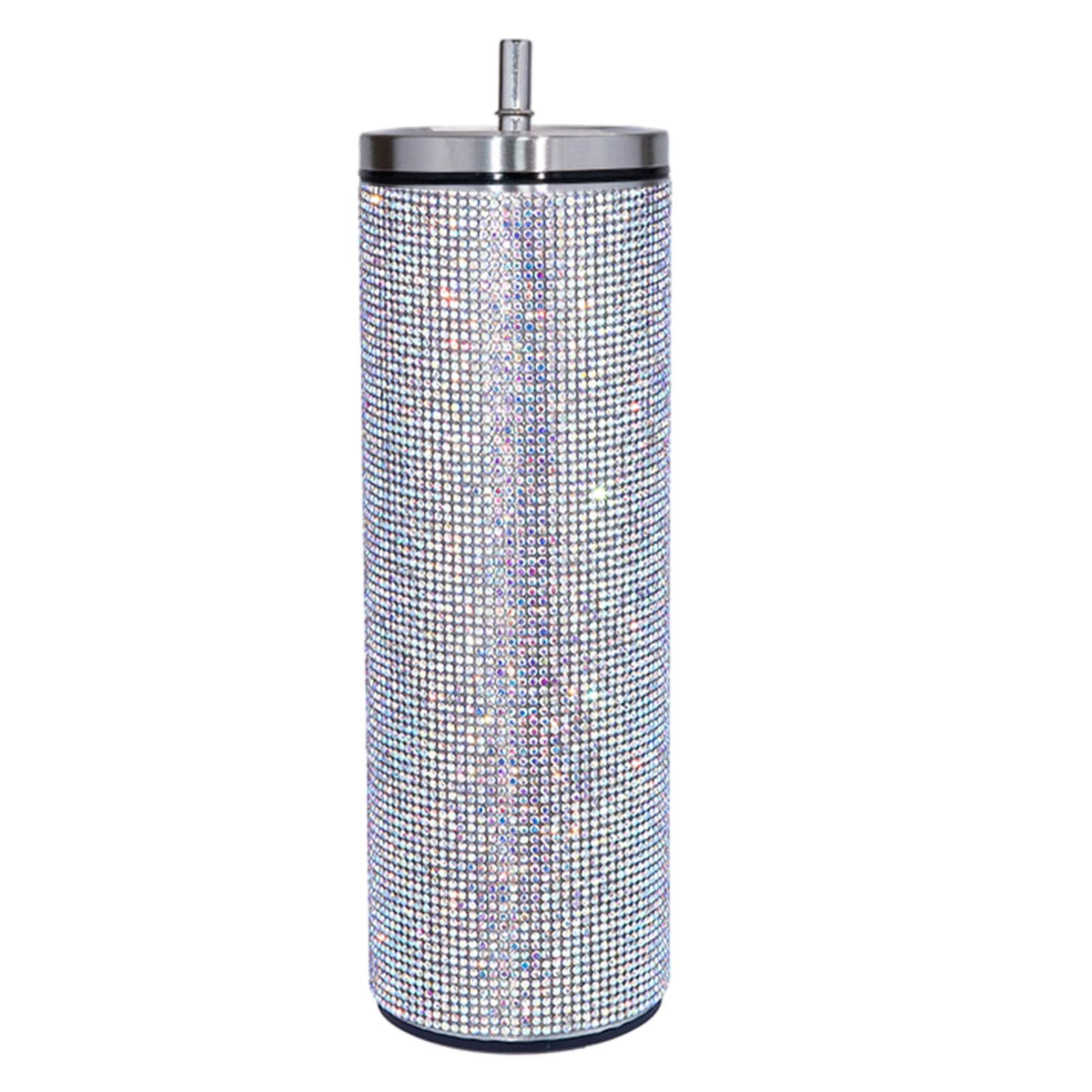 Portable Diamond Bling Cup Tumblers 20oz Refillable Beverage Container
