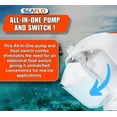thumbnail image 4 of seaflo automatic submersible boat bilge water pump 12v 750gph auto with float switch-new by seaflo, 4 of 9