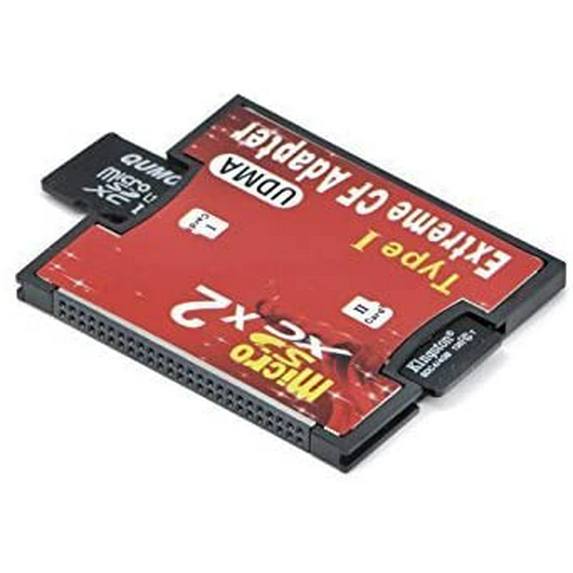 QUMOX Micro SD/SDXC TF to Compact Flash CF Type 1 Memory Card Reader Adapter | Walmart