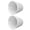 White, variant on BIMZUC 2 Pcs Double Small Lamp Shade Clip On Bulb Comfortable Material Barrel Fabric Lampshade for Table Chandelier Wall Lamp PX07