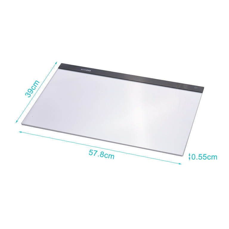 KPCB Tech tracing light box, light up tracing pad, 6 levels brightness  rechargeable sketching light board