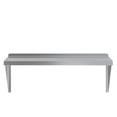 thumbnail image 2 of AmGood 18" Width x 36" Length | Stainless Steel Wall Shelf | Square Edge | Metal Shelving | Heavy Duty | Commercial Grade | Wall Mount | NSF Certified, 2 of 7