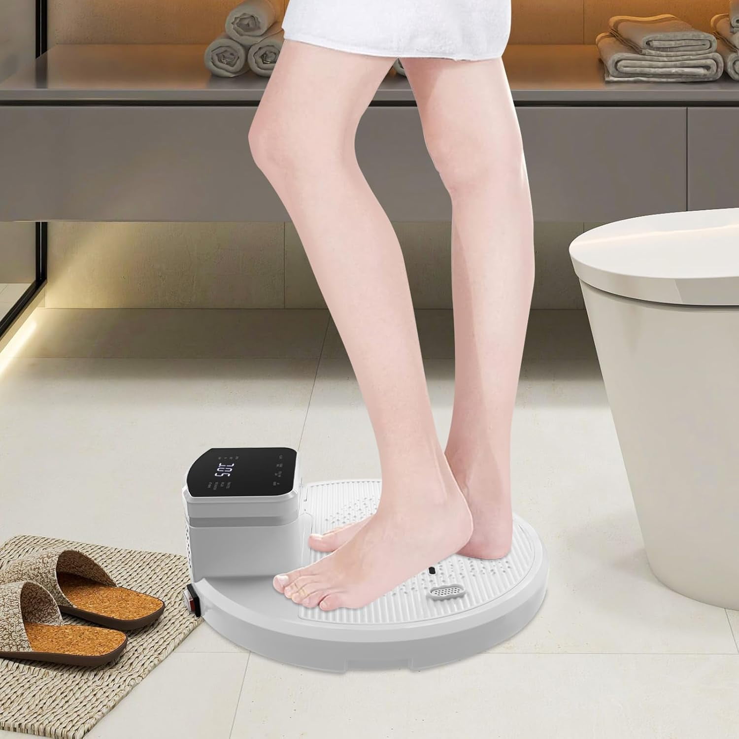 Body Dryer Negative Ions Body Heater Blow Dryer with 4 Wind Speeds and LED Body Care Dryer for Bathroom Swimming Pool