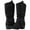 Black-19YY21, variant on GLOBALWIN Women's Black Knee High Cowboy Cowgirl Boots 8.5M