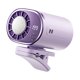 thumbnail image 5 of Ventilador acondicionado para coche con clip, versátil, con rotación 360 degree, portátil, ideal para camping, oficina, viajes, desplazamientos Púrpura, 5 of 8