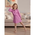 thumbnail image 6 of BemeyourBBs Toddelr Baby Girl Skirt Set Outfits Kids Girls Fall Winter Spring Clothes 2T 3T 4T 5T Half Zip-up Long Sleeve Pullover Sweatshirt A-line Skirt, 6 of 9