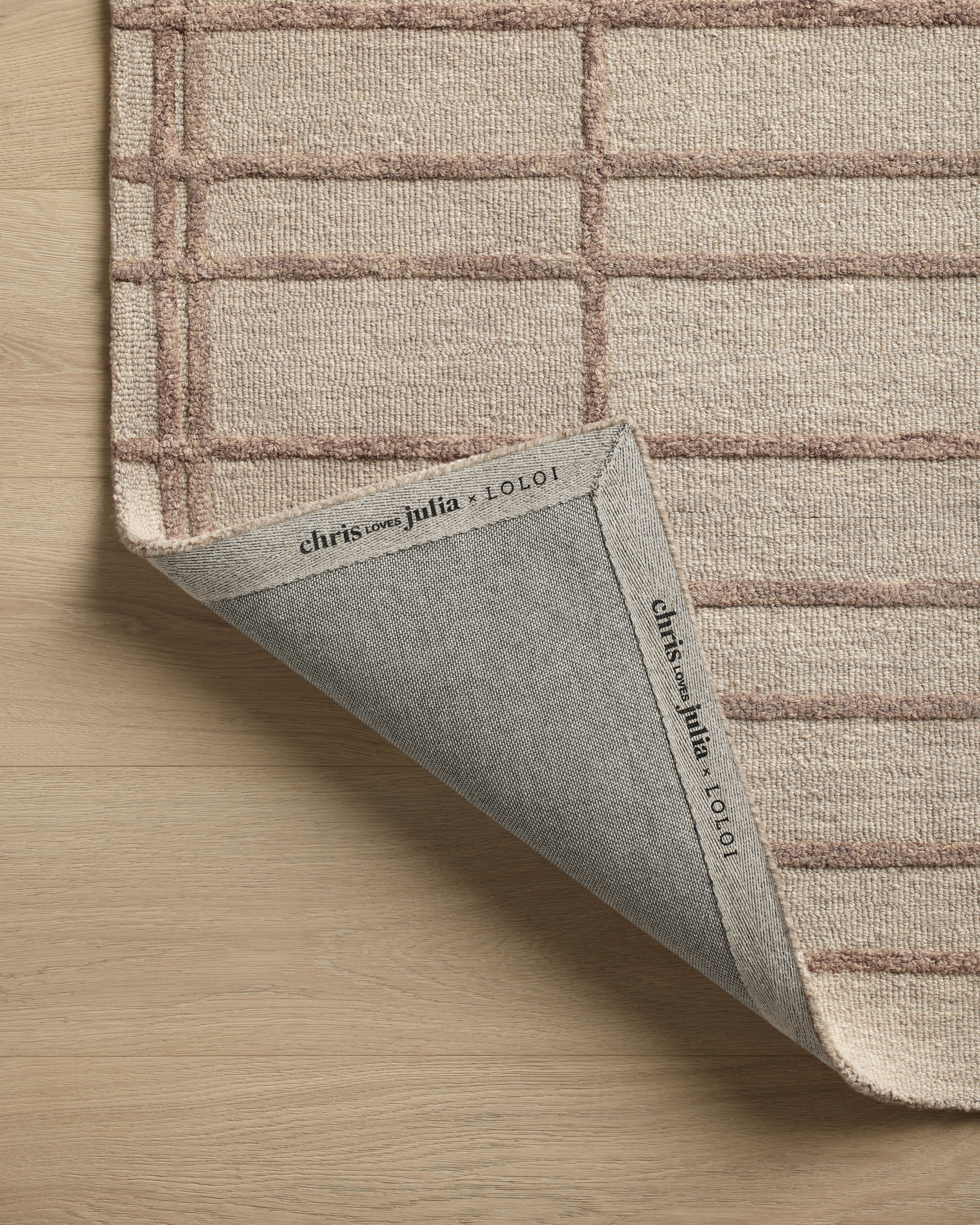 Chris Loves Julia x Loloi Bradley Rose / Blush 2'-6" x 7'-6" Runner Rug