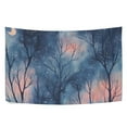 thumbnail image 6 of Yayeee Tapestry Wall Hanging for Bedroom 60" x 40" Living Room Home Wall Art Decor, Trees in The Night, 6 of 7