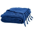thumbnail image 2 of SAFAVIEH Delena Throw Blanket Indigo, 2 of 2
