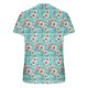 thumbnail image 4 of Camisas de Manga Larga para las Mujeres Suelto Ajuste Impreso Verano Sexy Cuello Redondo Superior, Poliéster Regular, 4 of 6