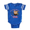 thumbnail image 1 of CafePress - Little Monkey 1St Birthday - Cute Infant Baby Football Bodysuit, 1 of 1