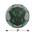 thumbnail image 3 of Harry Potter Slytherin Plaid Sigil Kitchen Refrigerator Locker Button Magnet, 3 of 6