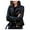 Black, variant on Jacket for Women's Faux Leather Motorcycle Cool Cropped Coat Fashion Fall Long Sleeve Zipper Slim Fitted Short Coat Jacket