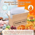 thumbnail image 4 of Aqzb Chill Insulated Shipping Boxes with Aluminum Foil Liner, Cold Shipping Boxes, Mailing Boxes, Food Delivery Carton Box, Travel Packing Carton Supplies (10Pcs, XL) _Clearance Storage Organizer, 4 of 7