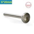 thumbnail image 1 of Lefu Diamond Mounted Point Head Spherical Concave Coarse Grinding Bit for Jade Amber, 1 of 8