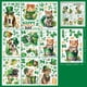 thumbnail image 1 of Teissuly 2024 Irish St. Patrick's Four Leaf Grass Wall Decal Mall Shop Window Layout Decoration Double Sided Electrostatic Window Decal Teissuly WER202311274885, 1 of 6
