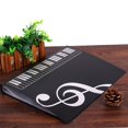 thumbnail image 1 of 40 Pages Piano Partition Titulaire A4 Livre de Musique Clip Feuille Note Dossier Papier Dossier, 1 of 7