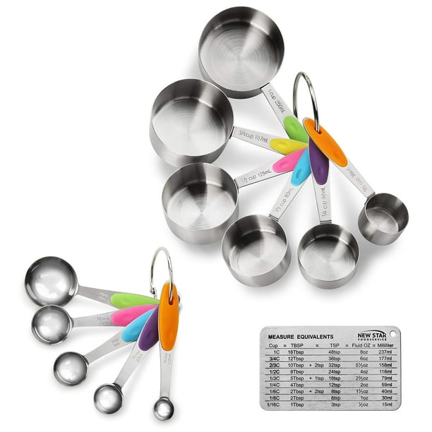 Set de tazas y cucharas medidoras New Star Foodservice 1028065