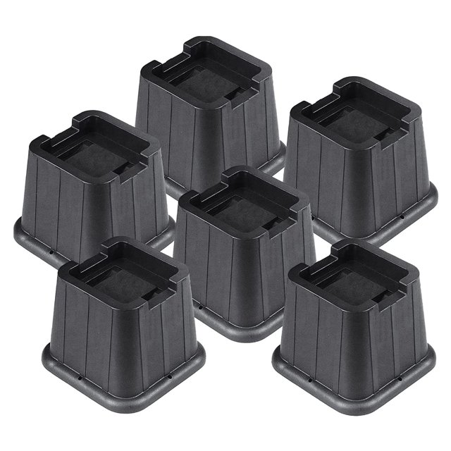Furniture Risers Square Kitchen Bed Risers Heavy Duty for Sofa Desk ...