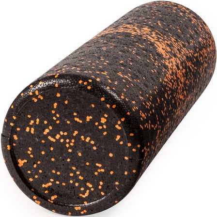 JFIT High Density Foam Roller, Speckled Orange, 18-Inch