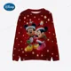 thumbnail image 3 of Suéter navideño de pareja de Mickey Mouse con dibujos animados de Disney Suéter fino de otoño para mujer/hombre Ropa de mujer de los años 90, 3 of 5