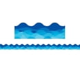 thumbnail image 1 of Creative Teaching Press CTP10573 Vagues de Bleu Ondulé Bordure EZ, 1 of 1