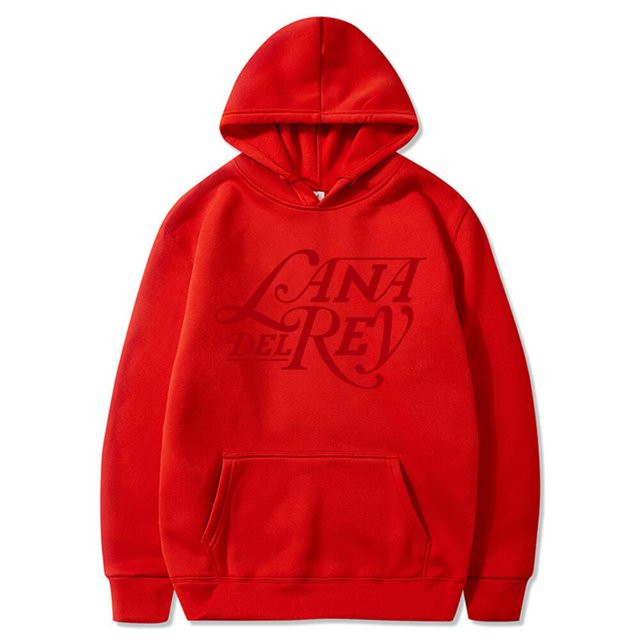 Sudadera con capucha de la cantante Lana Del Rey para hombre y mujer, ropa de calle informal de gran tamaño con estampado gráfico de logotipo, jerséis Harajuku xuanjing unisex